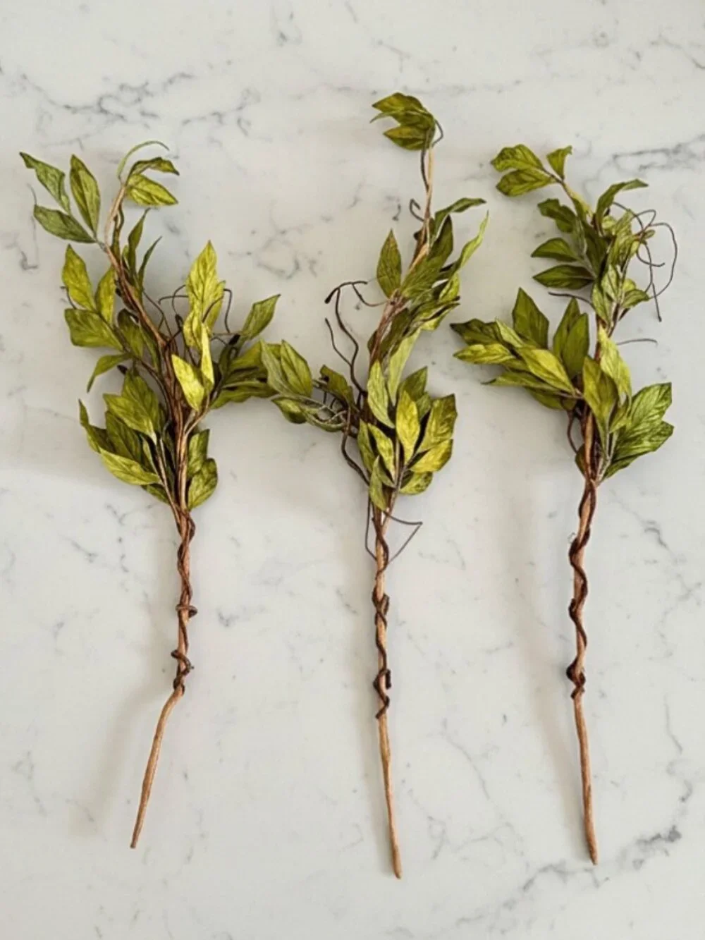 Set/3 Green Leafy Sprays